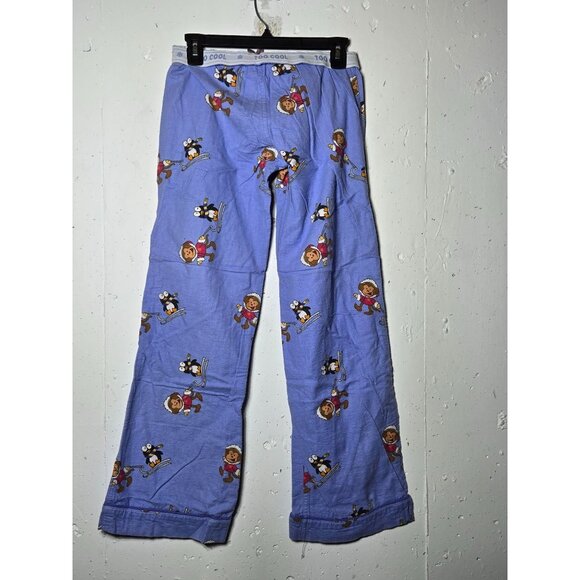 Y2K Aeropostale Monkey Pajama Pants Size XS 2000s Penguin Comfy Lounge Retro - Picture 2 of 10